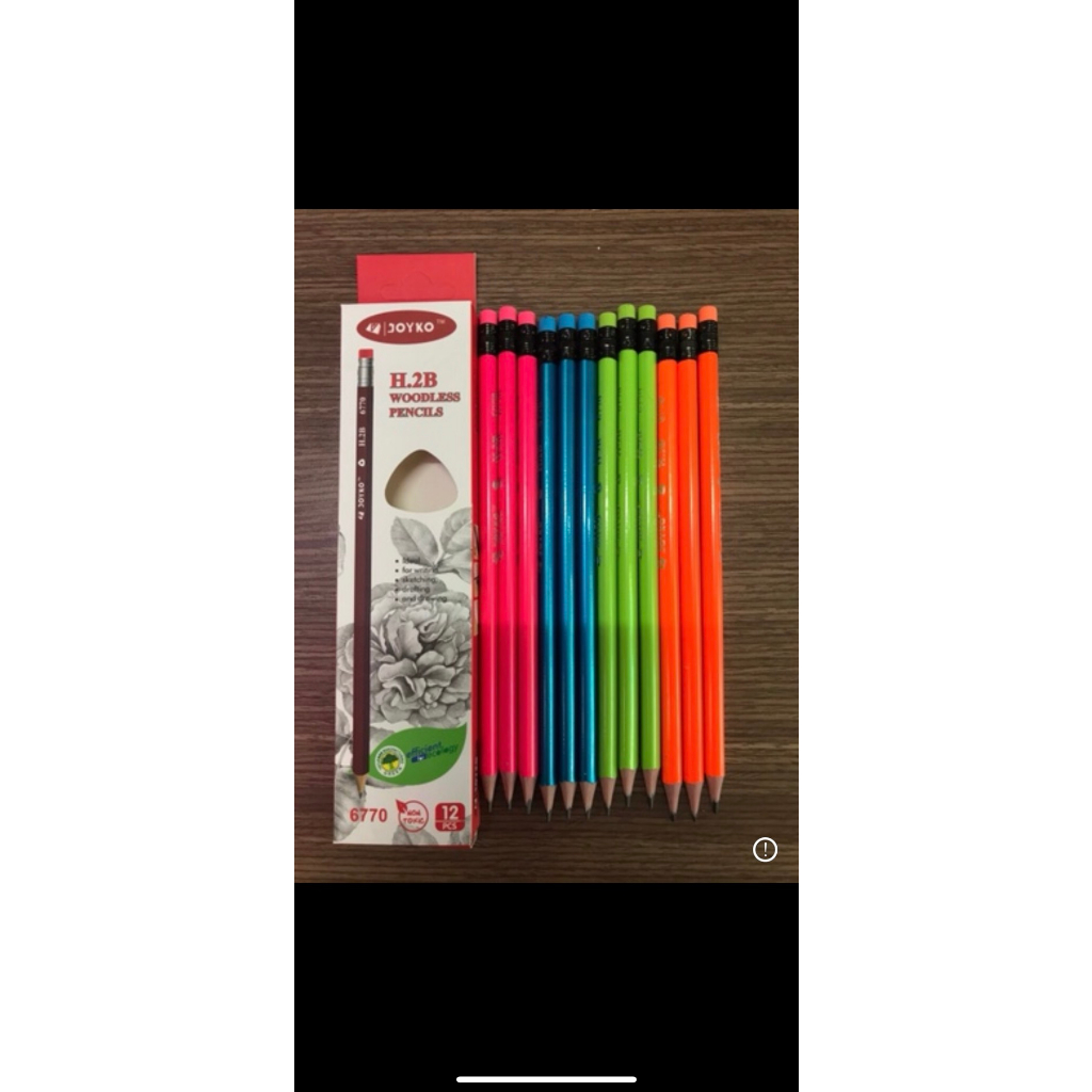 Joyko 6770 Triangle Pencil Has Many Colors Of Bold Pen Holding Firmly ...