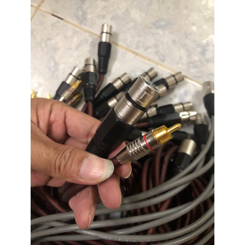 Canon Female Jack Wire ra AV (ra Lotus), Canon Male Female, Connect