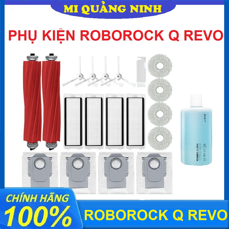Roborock Q ReVo Robot Vacuum Cleaner Accessories Main Brush, hepa