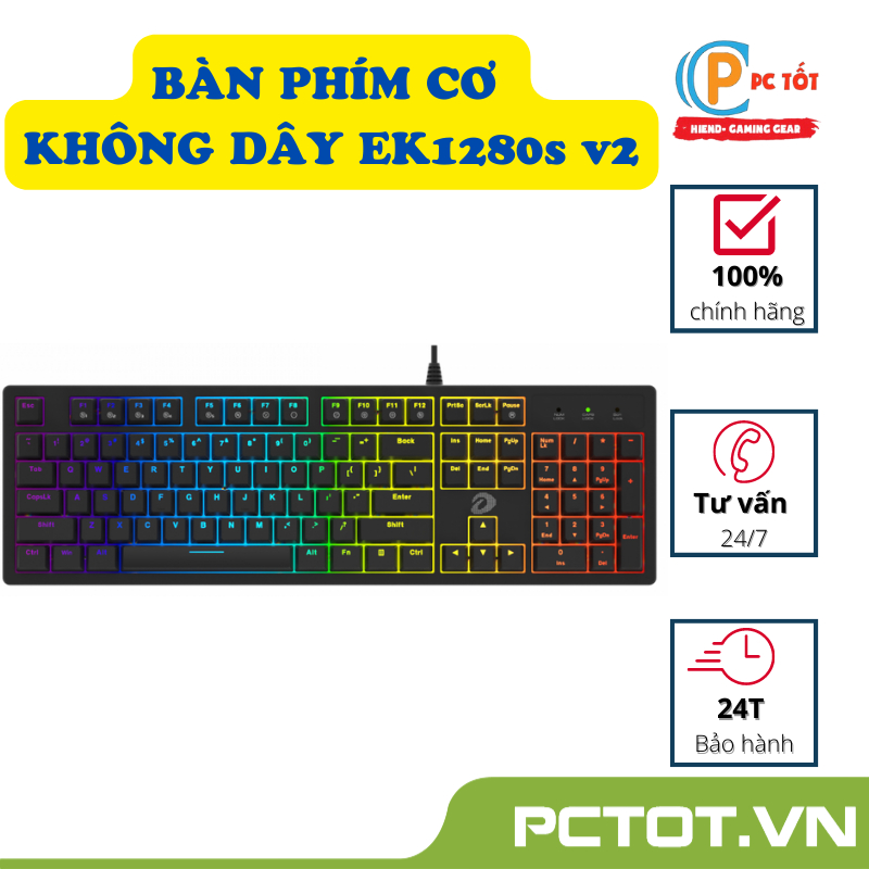 Dareu EK1280s v2 104KEY Mechanical Gaming Keyboard (MULTI LED, RGB
