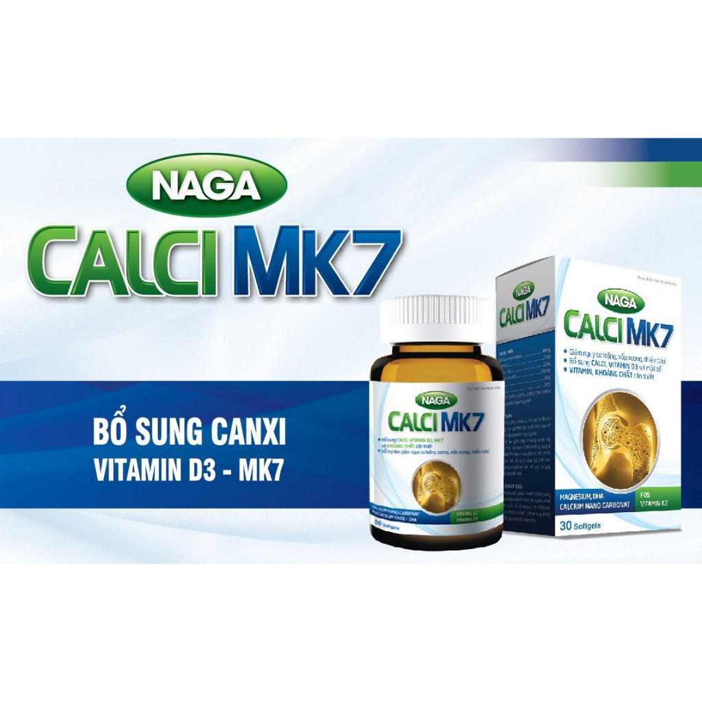 CALCI MK7 - NAGARA - Helps supplement calcium, helps reduce rickets and ...