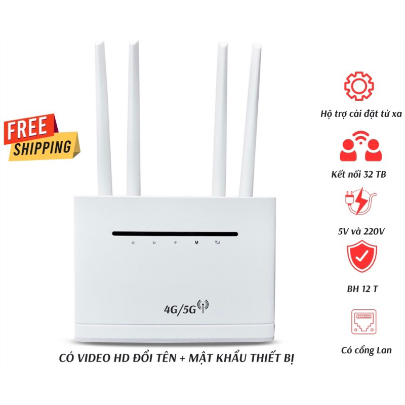 Wifi Router From Mobile Wireless sim 4G / 5G LTE With 300Mpbs LAN Port ...