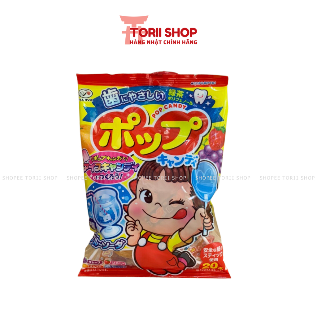 Fujiya Pop Candy, Japanese anti-cavity fruit lollipop for babies ...