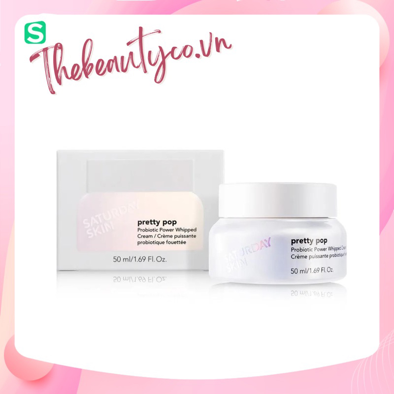 (Bill Us) SATURDAY SKIN Pretty Pop Probiotic Power Whipped Cream 50ml ...