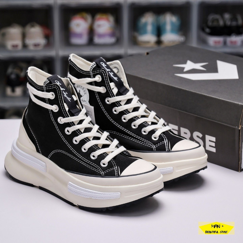 Converse Run Star Legacy CX Black 2023 High Neck Shoes In Black For Men ...