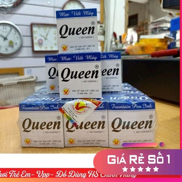 Queen Fountain Pen Ink 3 Colors For Children To Choose From, Ink Flows Evenly, Bright Colors