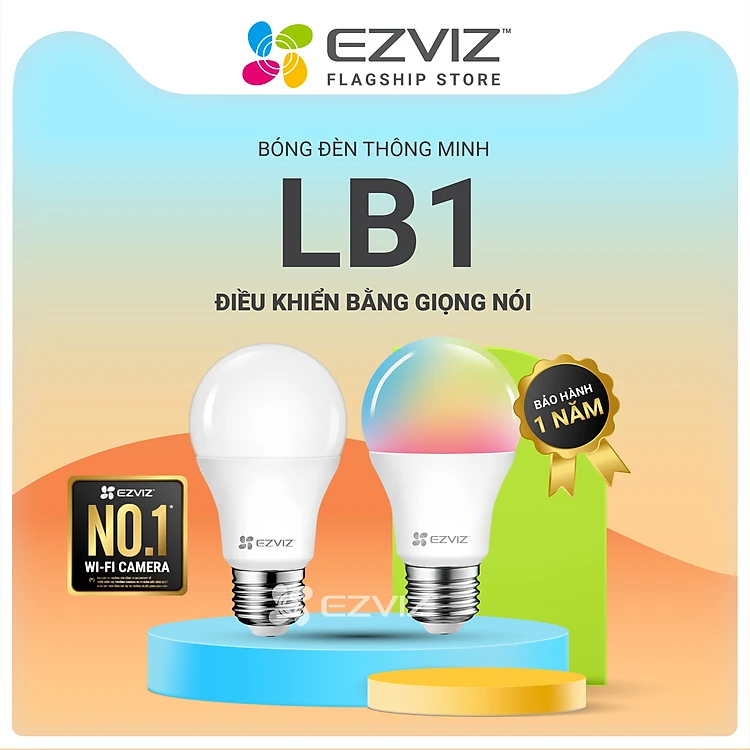 Ezviz LB1 Color Light Bulb Color Light (16 million colors), Genuine New ...