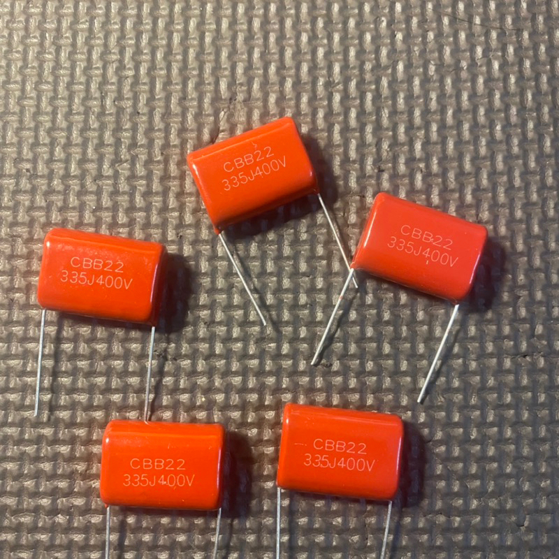 Capacitor CBB 335j 400v 3.3uf400v Capacitor Reddish Brown Capacitor