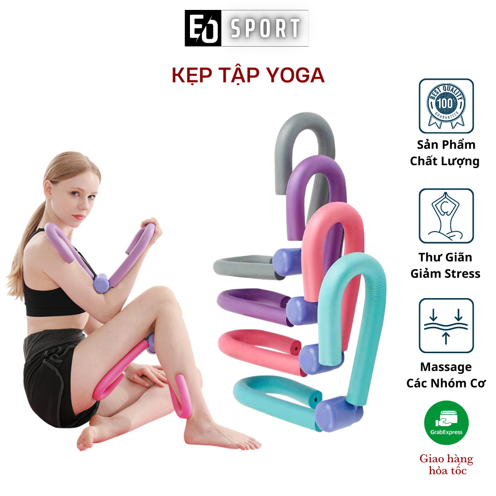 Thigh Butt Leg Exerciser Yoga Gym Clamp Supports Muscle Groups of Hips ...