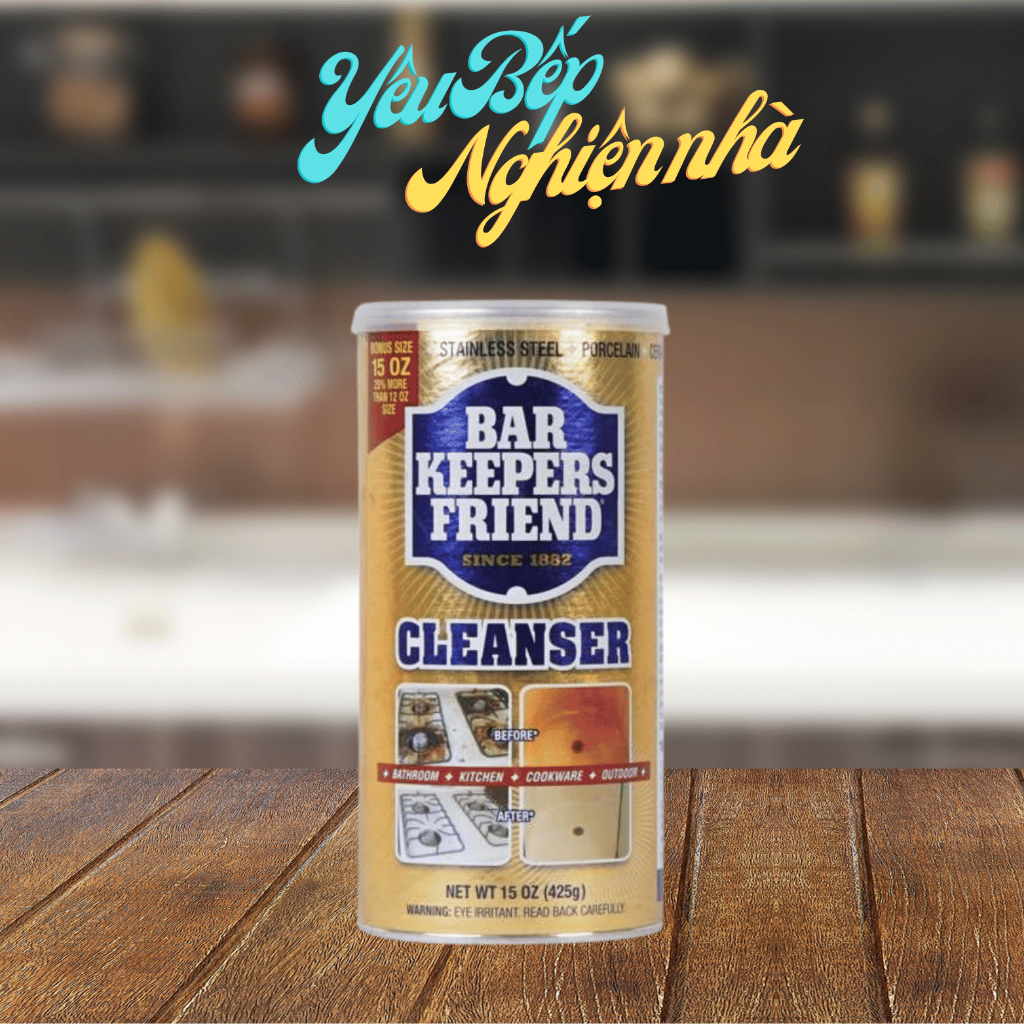[HCM] Bar keepers friend Multi-Purpose Cleaning Powder (BKF) cleans ...