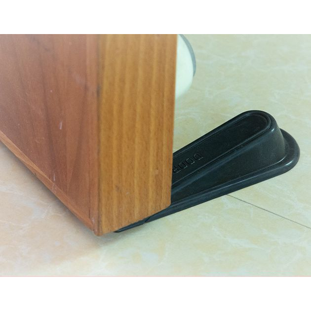 Set of 2 triangular rubber Door stoppers tightly wedge Door Stop ...
