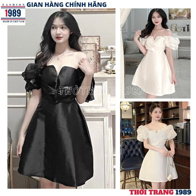 Lady spread out letter A shoulderlength shoulderlength dress with