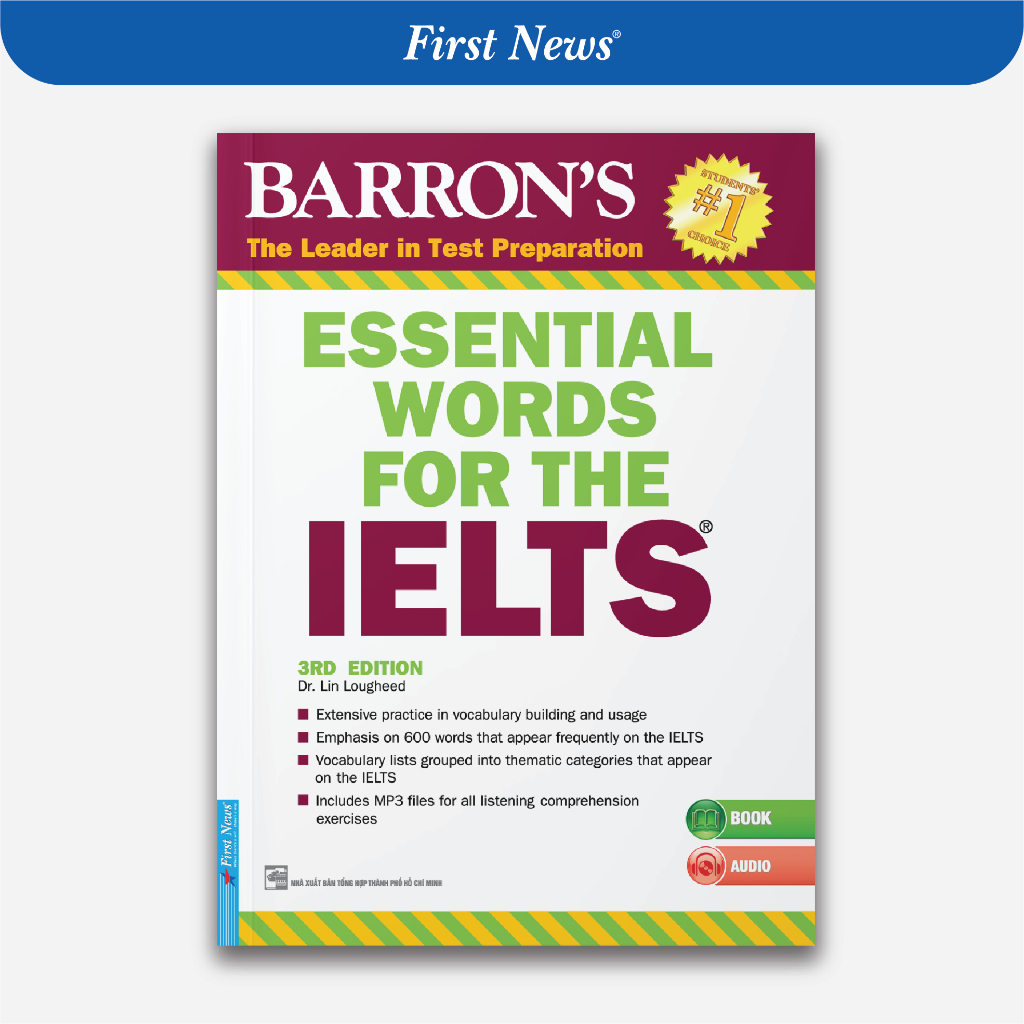 Book - BARRON'S ESSENTIAL WORDS FOR THE IELTS (3RD EDITION) - First ...