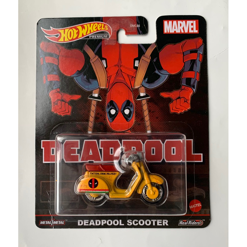 Hot Wheels Premium Deadpool Scooter (Vespa Primavera) Shopee Philippines