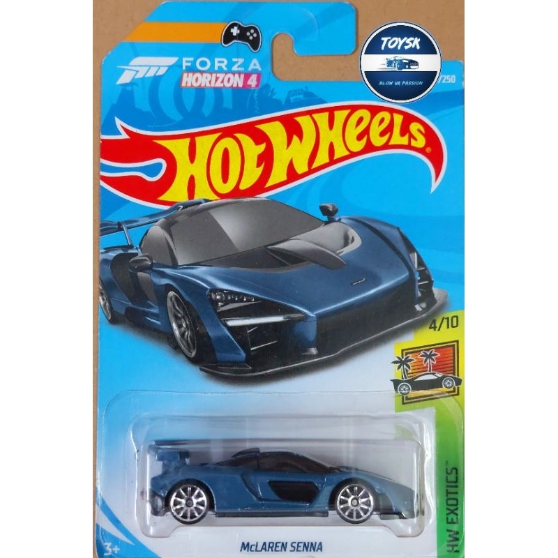 Toysk Static Model Car Mclaren Senna Hotwheels basic Blue 1: 64 Scale ...