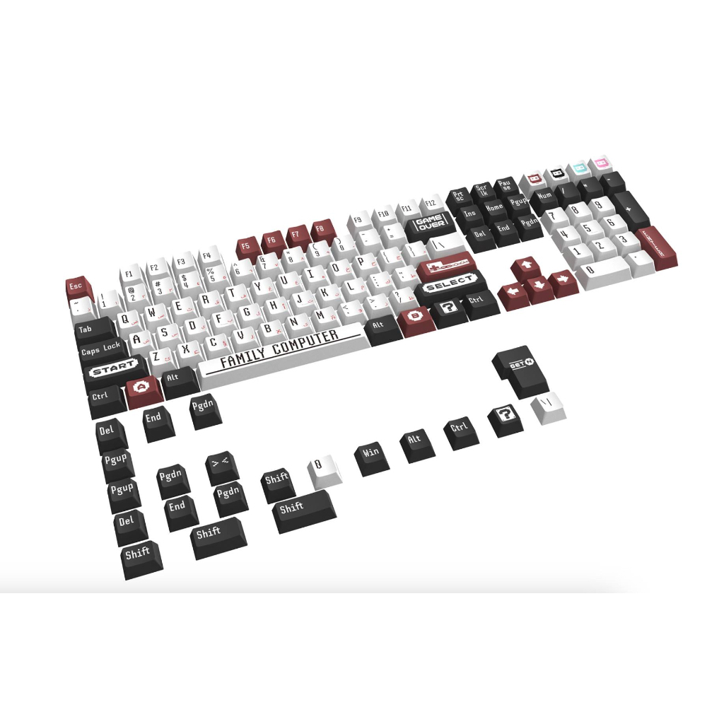 Pbt DyeSub FC Classic OEM Profile Keycap Mechanical Keyboard Button ...