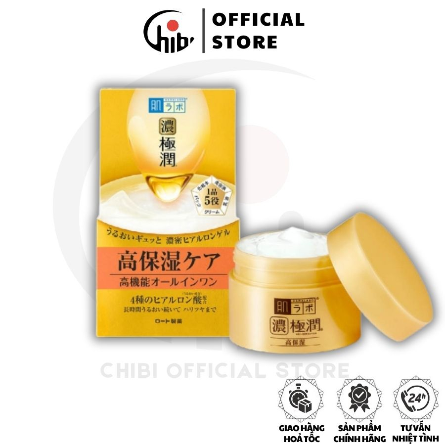 Hada Labo 5in1 Cream Soft, Smooth Gold, Quickly Absorbs On The Skin