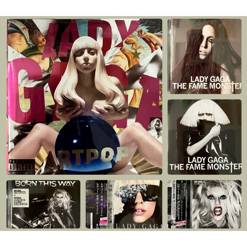 Cd used - albums Of LADY GAGA - The Fame Monster, The Fame, Born This ...