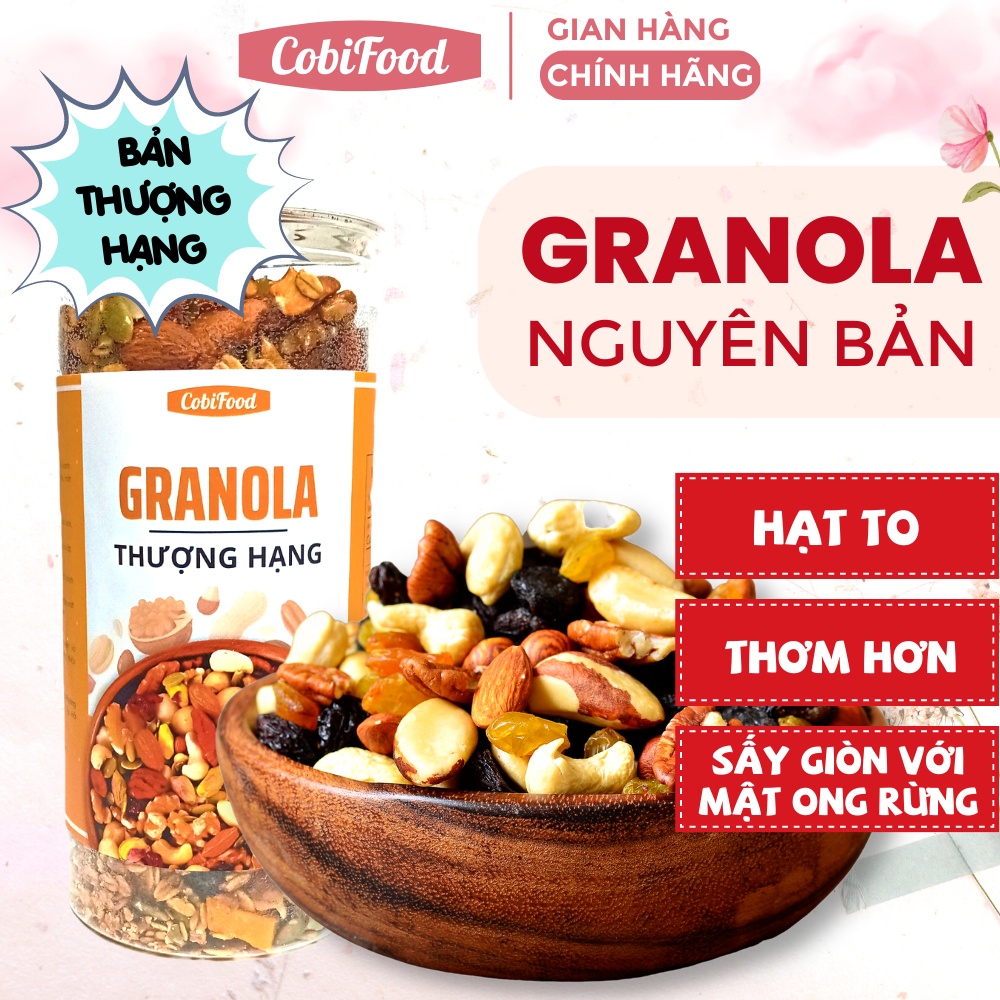 (Premium Table) Granola Super Nutritious, SugarFree, Crispy Diet