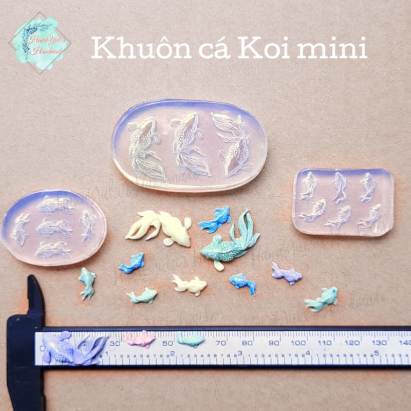 KOI Mini Fish Mold Poured By Hand Epoxy Resin | Shopee Philippines