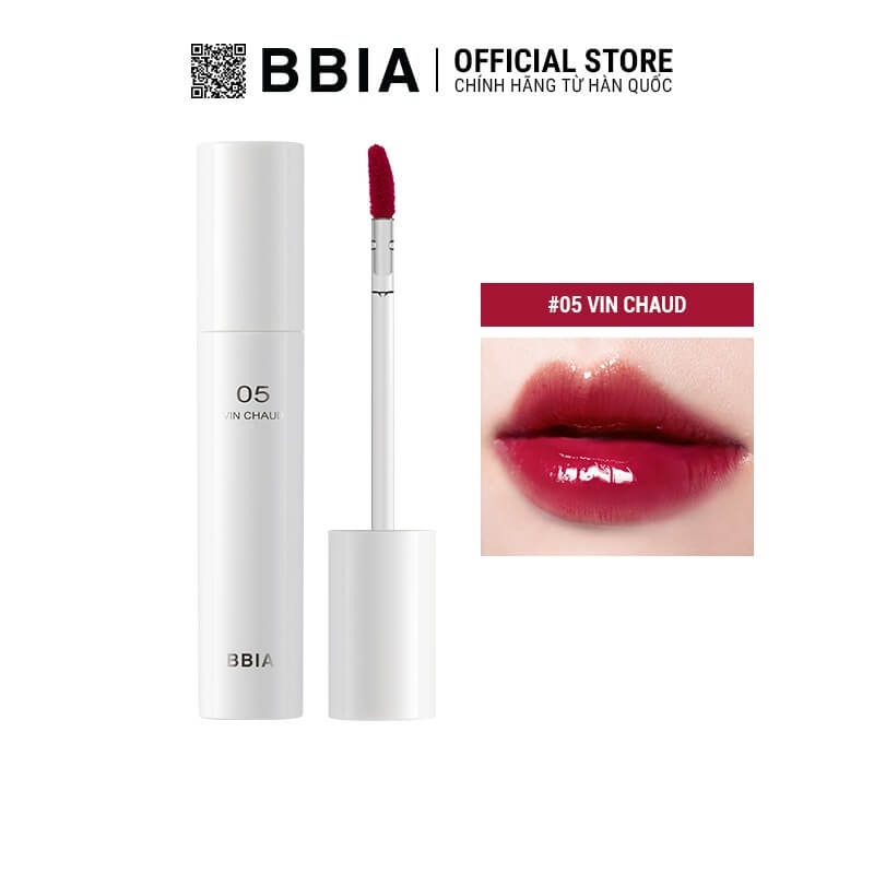 Lip Tint Lip Gloss Bbia Glow Lip Tint 05 Vin Chaud (cherry Red ...