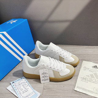 Adidas originals bw army trainers clearance in white with gum sole