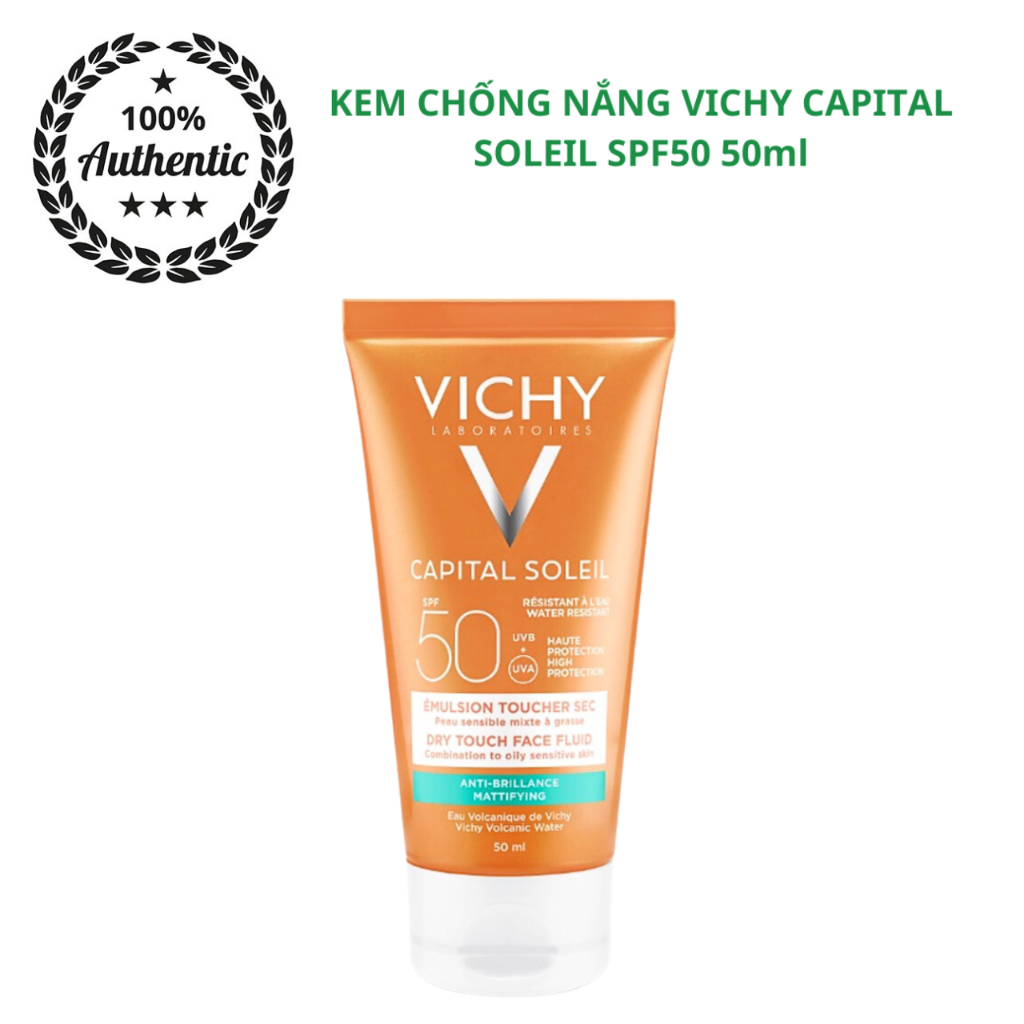 Vichy Capital Soleil SPF50 + Dry Touch Sunscreen For Oily Skin 50ml Shopee Philippines