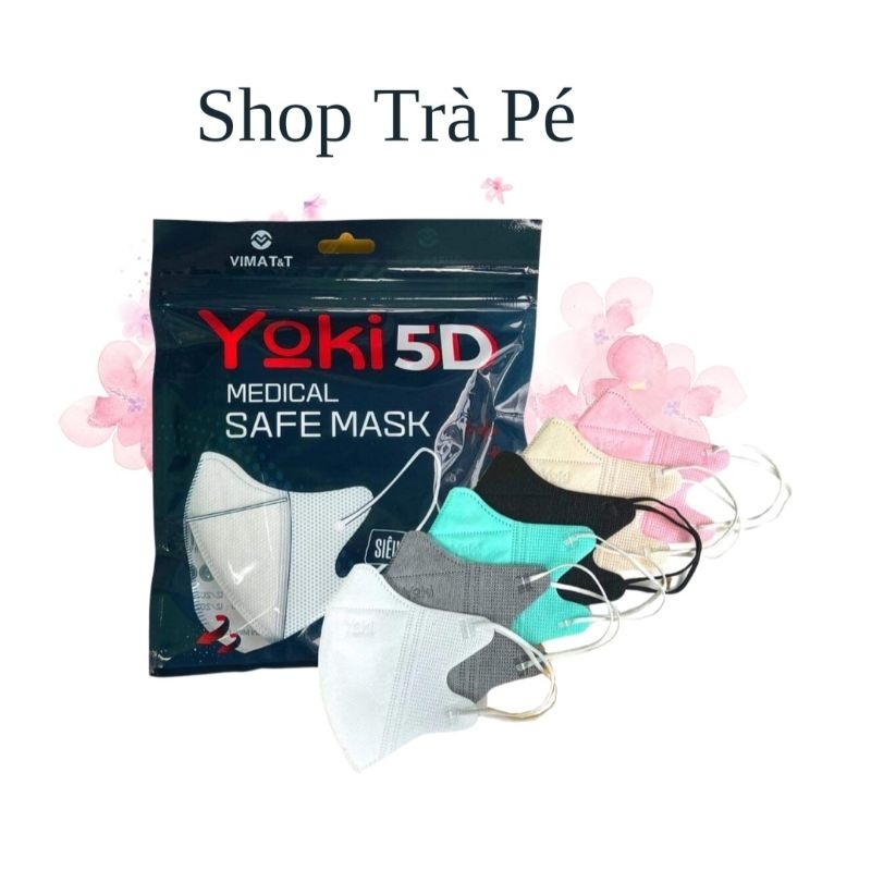COMBO 50 PCS YOKI 5D MASKS 5D Facemask 5D Face Mask | Shopee Philippines