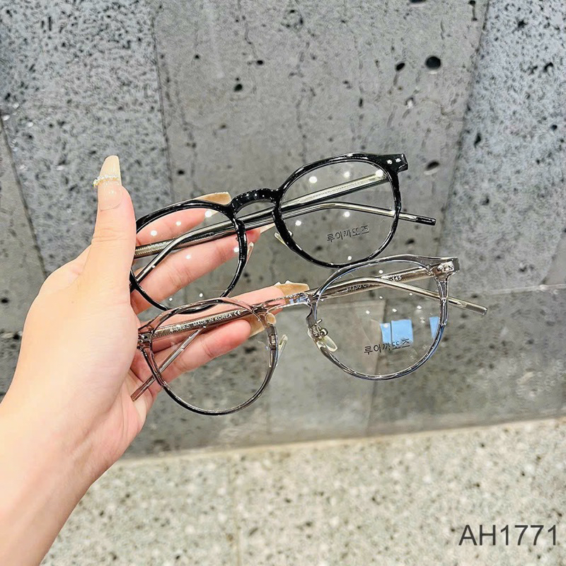Korean men's and women's glasses frame round form AH 1771 (with box ...