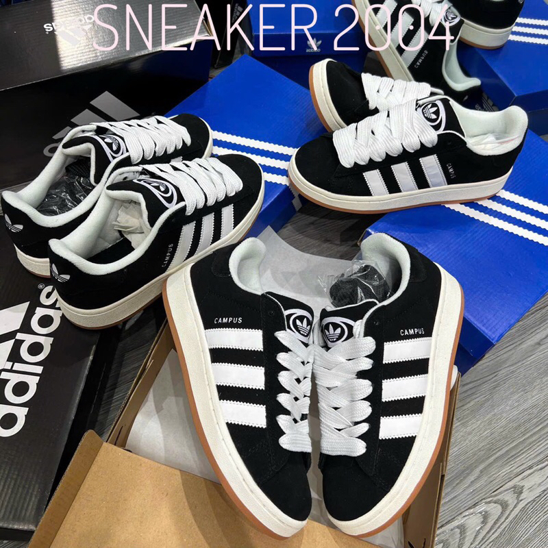 Adidas Campus 00s Crystal White Black – Spicysneakers