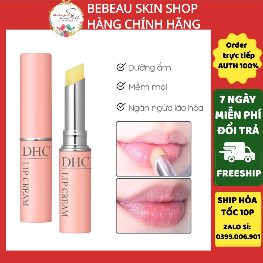 Dhc Lip Cream Colorless Moisturizing, Softening Lip Balm 1.5G - Bebeau ...