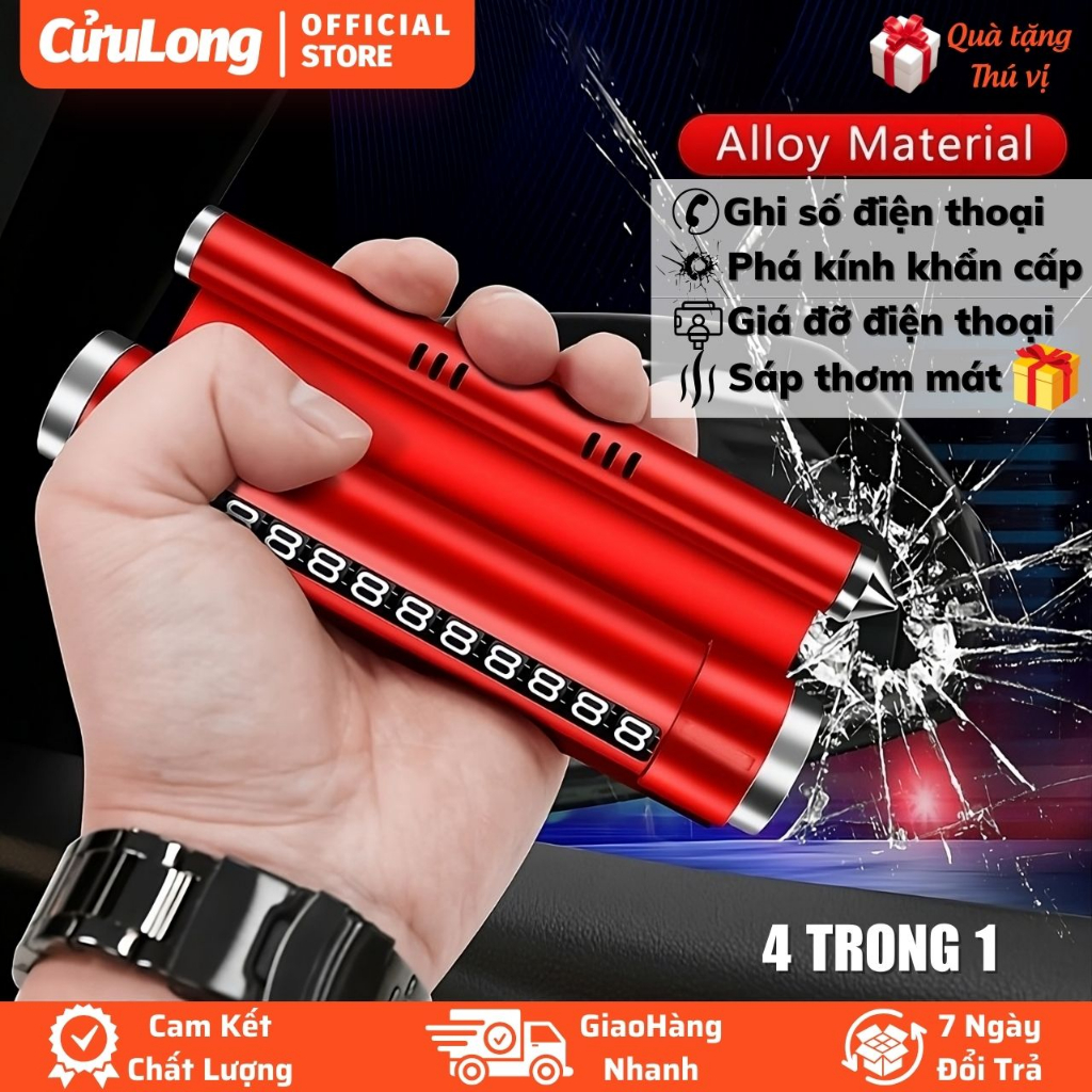 Car Phone Number Plate Multipurpose Glass Breaking Hammer, safe