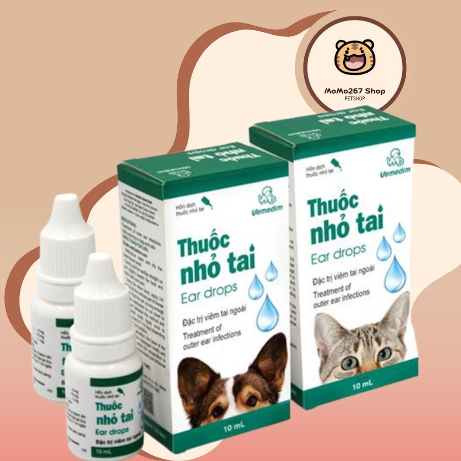Vemedim Ear Drops Solution For Dogs And Cats 10ml Shopee Philippines