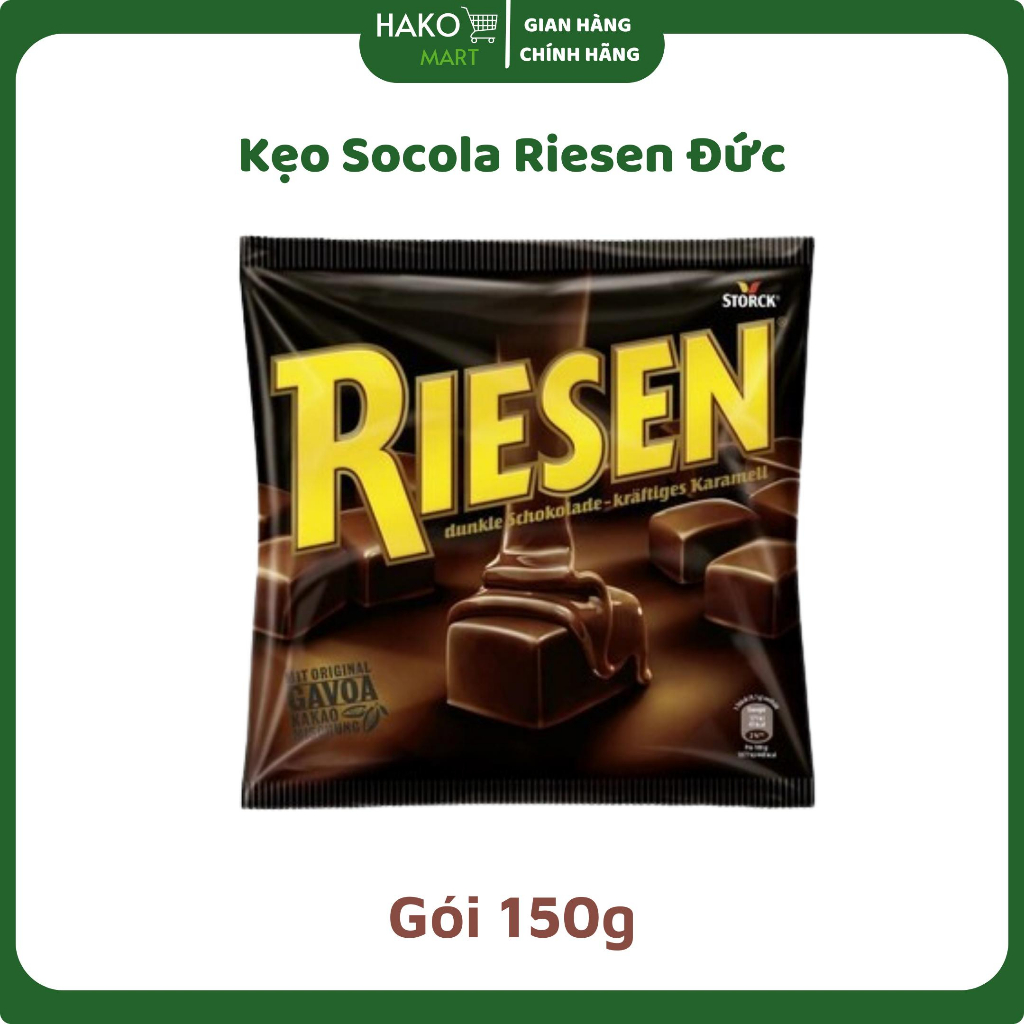 Riesen Chewy Toffee Germany Soft Chocolate Candy 150G Pack Shopee