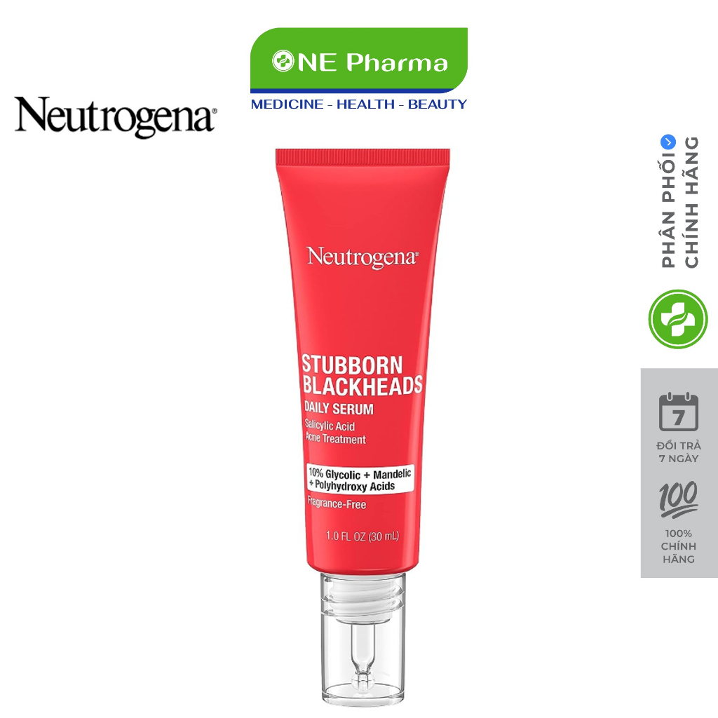 Neutrogena Stubborn Blackheads Daily Acne Facial Blackheads Serum 30ml