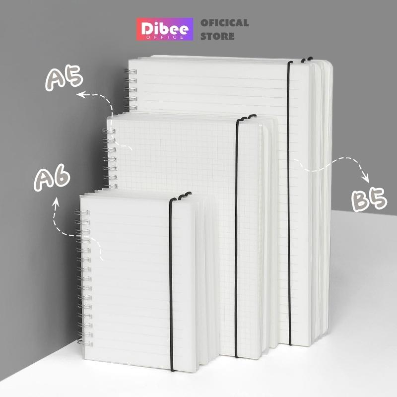 XO DiBee transparent spring notebook, A5 B5 size notebook, 4 types of ...