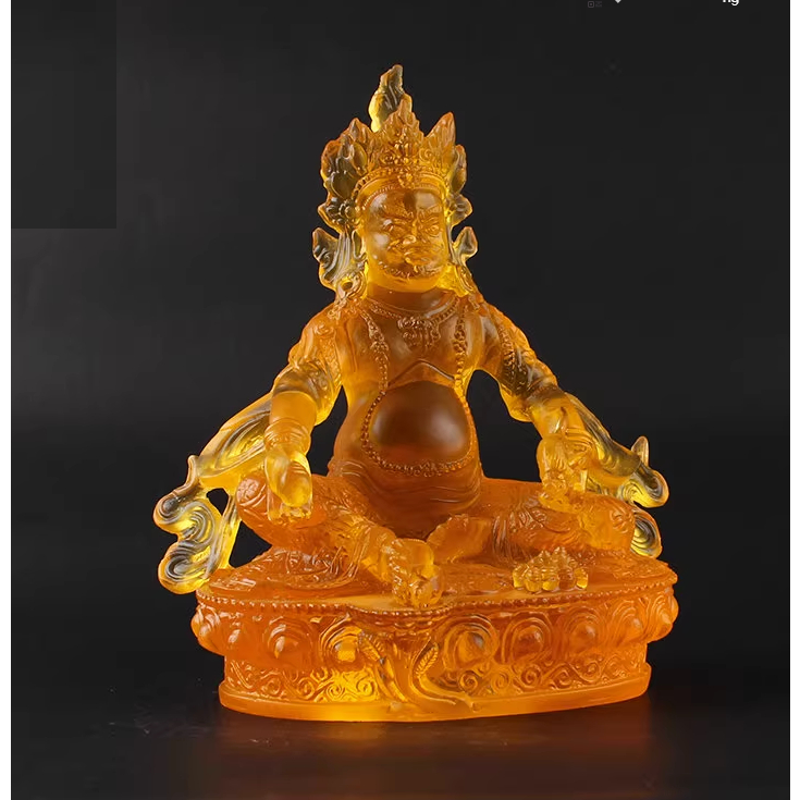 Statue of the Emperor God of Wealth Liuli - enchanted - Tantric Dharma ...