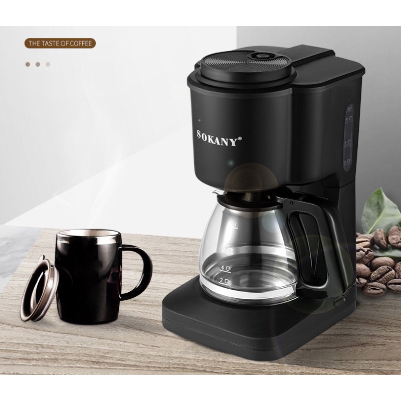 Sokany SK124 Automatic Coffee Machine, Compact And Convenient Family