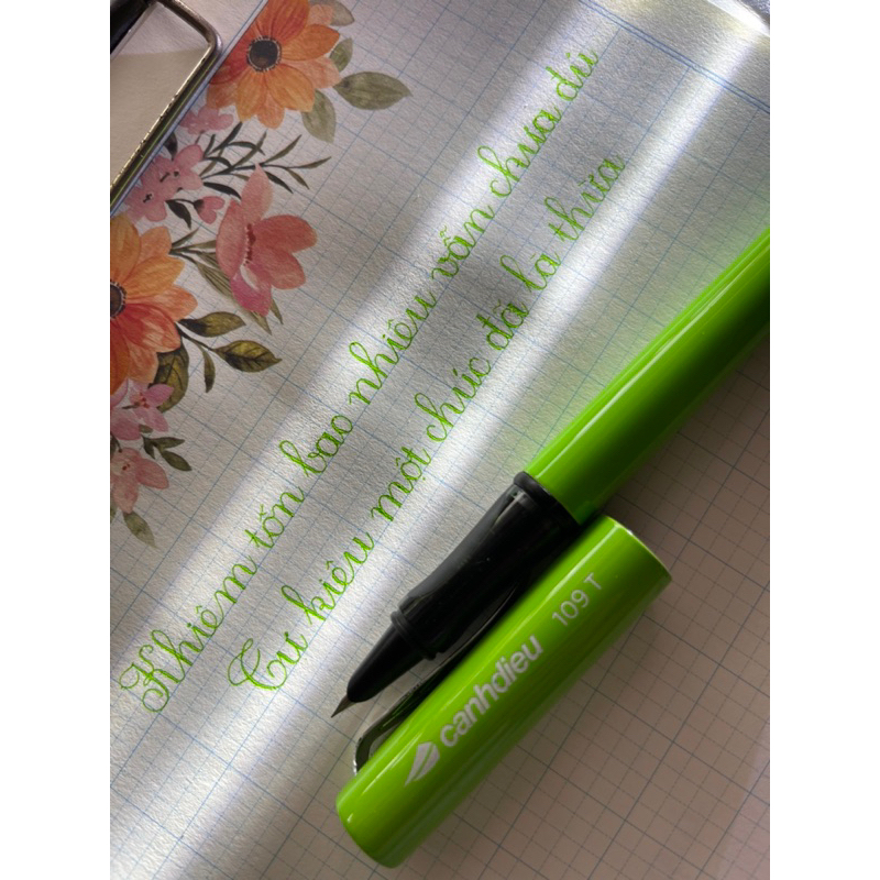 Kite 109T fountain pen, bamboo leaf nib pen, ink pen, beautiful ...