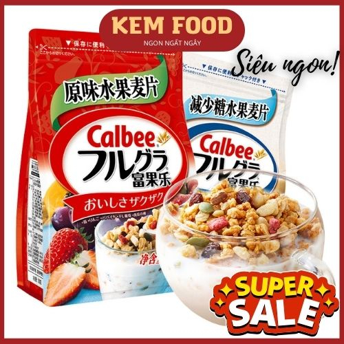 Japanese Weight Loss Diet Calbee Cereals mix Granola Fruit Yogurt For