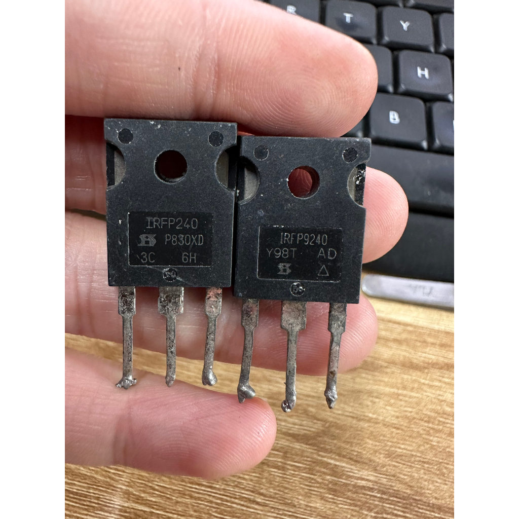 Combo 10 bag Mosfet IRFP240 & IRFP9240 240 9240 Remove The Device ...