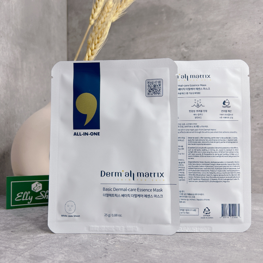 Derm all Matrix Basic Dermal Care Essence Mask 25g Shopee Philippines