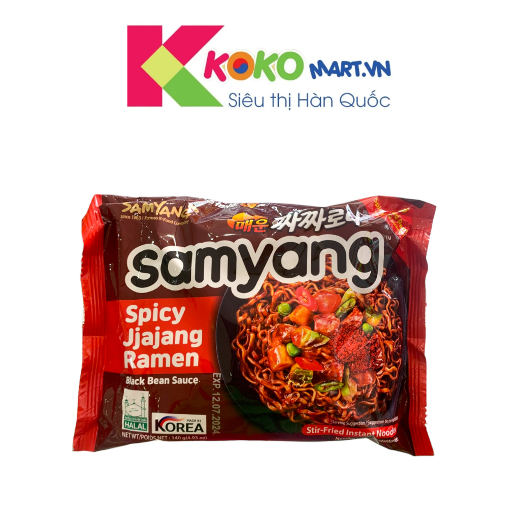 Korean Spicy Samyang Black Soy Sauce Noodles 140g Shopee Philippines