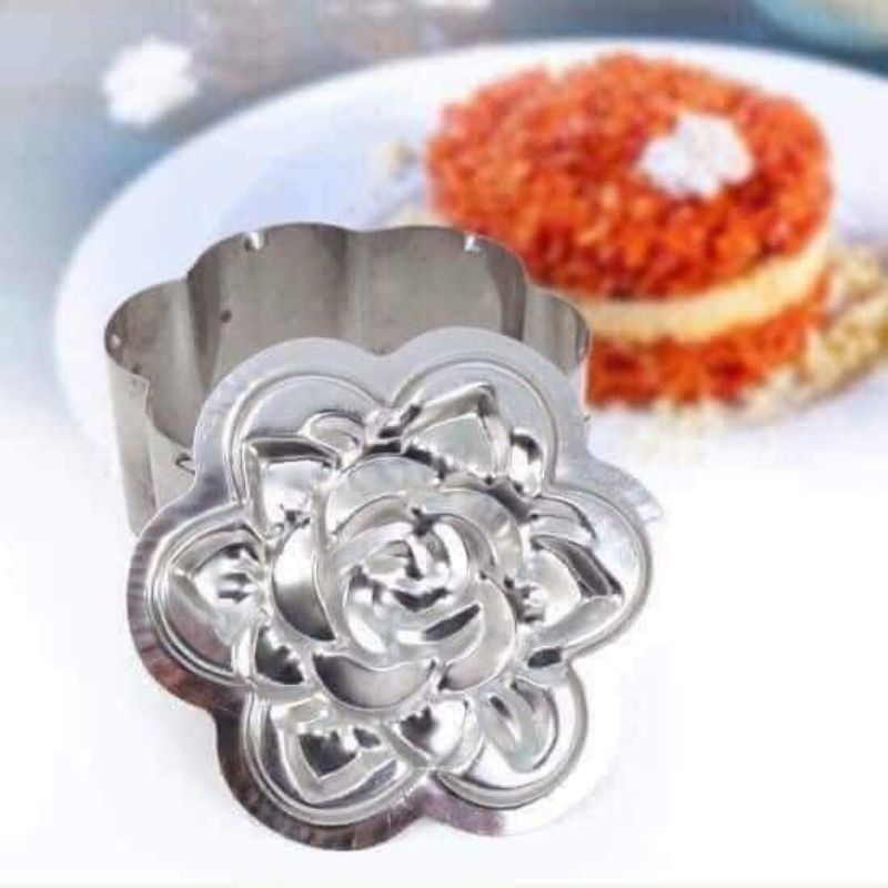 Rose SHAPE Stainless Steel Sticky Rice Mold | Shopee Philippines