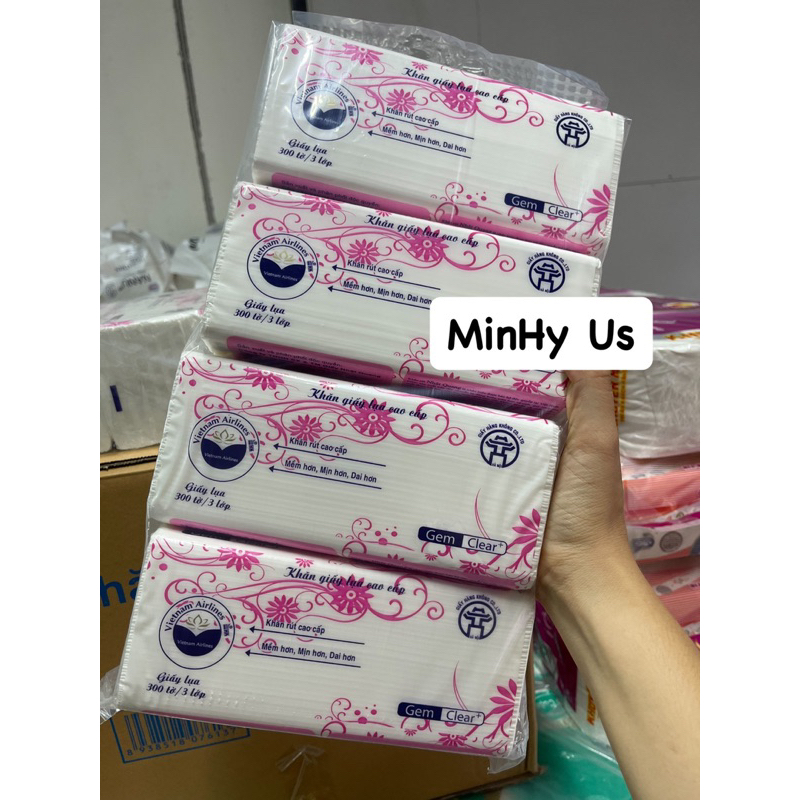 Combo of 8 packs of tissue paper, 3-layer tissue paper, pack of 300 ...