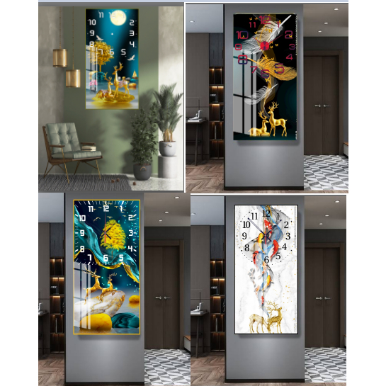 Wall Clock With Feng Shui Motifs To Adorn Beautiful Floating Needles