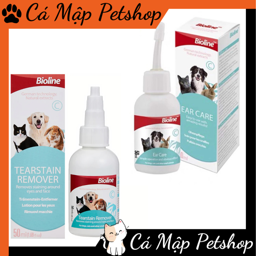 Bioline Cat Eye Hygiene For Dogs And Cats, Dog Ear Cleaning Bottle Of