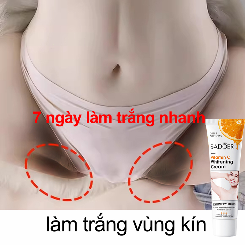 Whitening Cream For The Genitals Of The Armpits And Whitening Body To