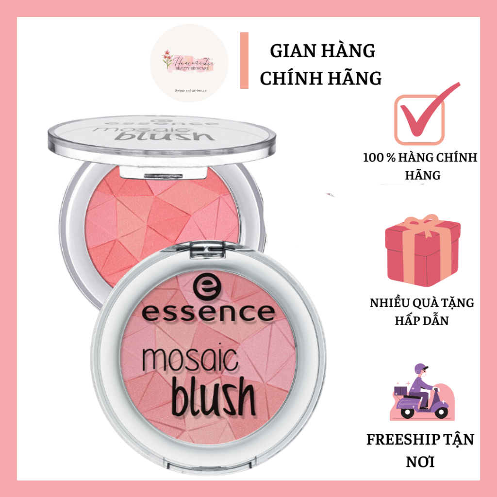 Essence Mosaic Blush 20 All You Need Is Pink 3 colors in 1 sparkle 4.5g