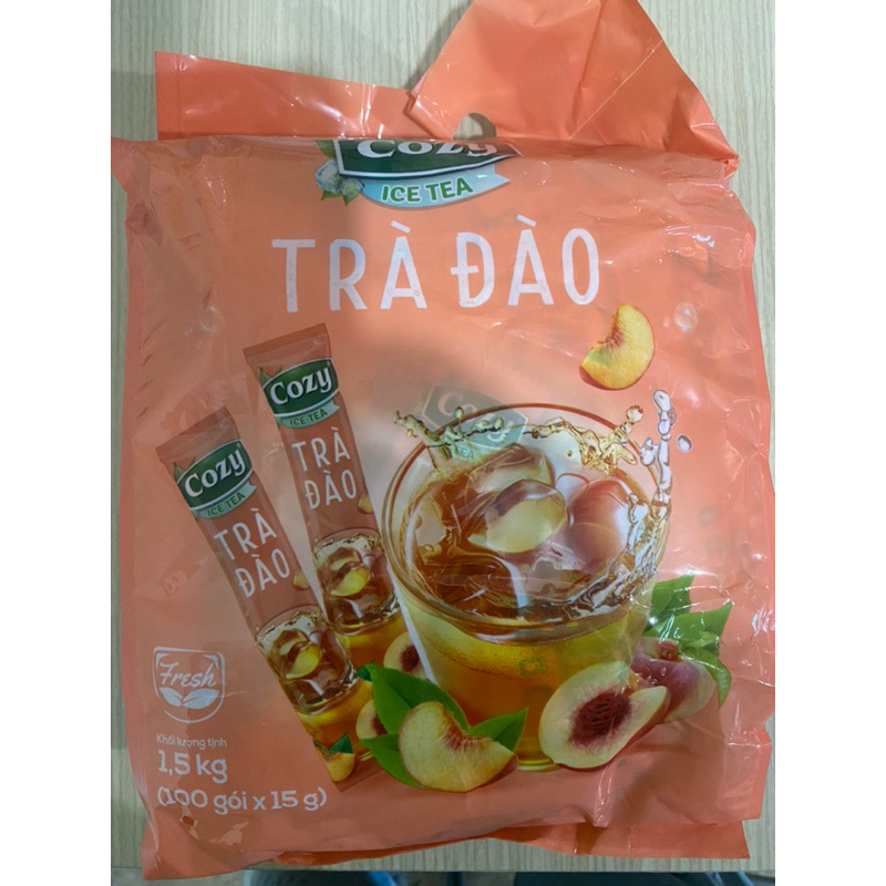 Cozy ICE Peach Tea (Bag Of 100 Shrimp * 15g) Shopee Philippines
